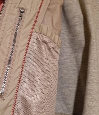 Cazadora multibolsillos beige Talla XXL