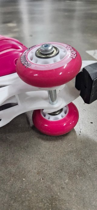 Patines en línea rosas para niña