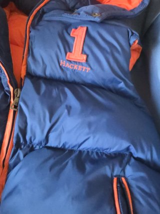 Chaleco Hackett Azul Marino Talla 11-12 Años