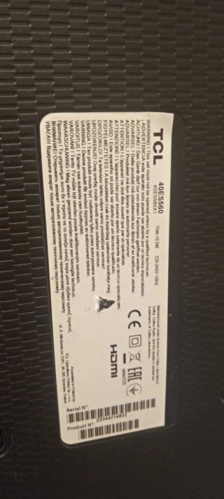 TCL 40ES560 RT41K RTK2841 TDP.RT2841.PB772