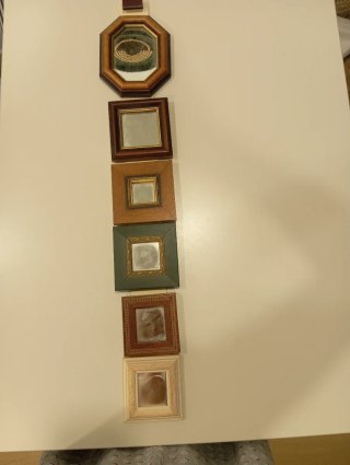 Conjunto 6 Espejos Vintage Madera