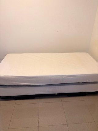 Cama nido 90x110, somier doble y dos colchones