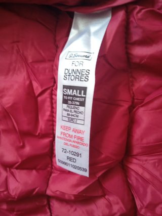 Chaquetón ligero granate