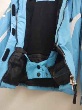 Anorak de nieve Boomerang azul y blanco. Talla 16