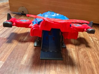 Avión Spiderman con Figura Usado