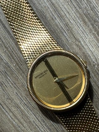 Raymond Weil Genève 719 Vintage Chapado Oro