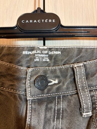 Pantaloni grigi vita bassa bambina