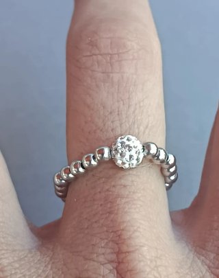 3 Anillos Ajustables con Circonitas