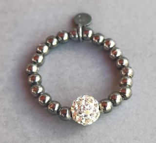 3 Anillos Ajustables con Circonitas