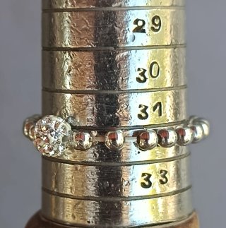 3 Anillos Ajustables con Circonitas