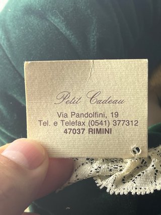Bambola Porcellana Petit Cadeau Verde