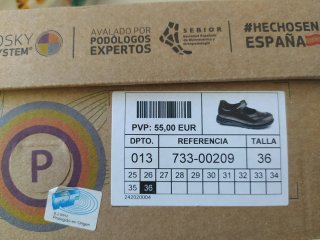 Zapatos Pablosky Merceditas Marrones Talla 36