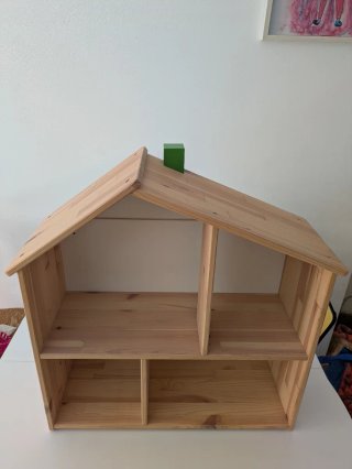 Casita Estantería Ikea Flisat Madera