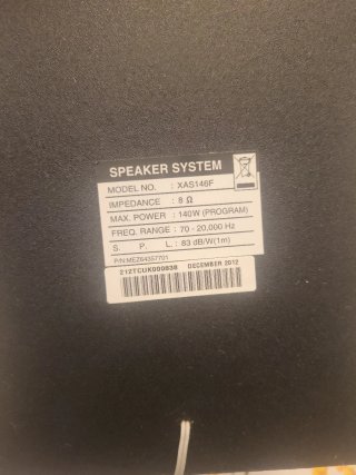 2 Altavoces 140W 8 Ohms