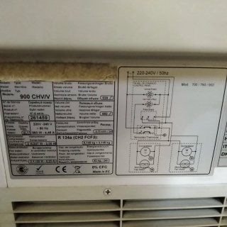 Congelador horizontal con tapa de cristal