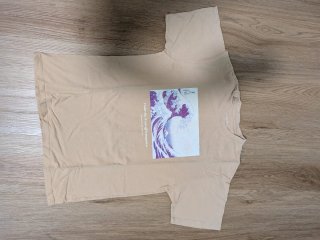 Camiseta Pull&Bear Ola Morada Talla S