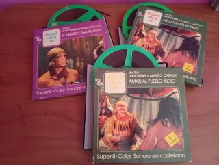 Lote Proyector + 20 Películas Super 8 Aries Films