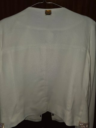 Chaqueta Koralline S Marfil Brillante