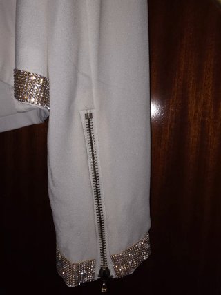 Chaqueta Koralline S Marfil Brillante