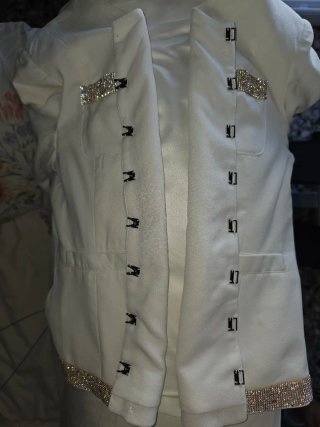 Chaqueta Koralline S Marfil Brillante