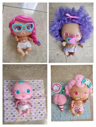 Muñecas The Bellies (18 unidades,más accesorios)