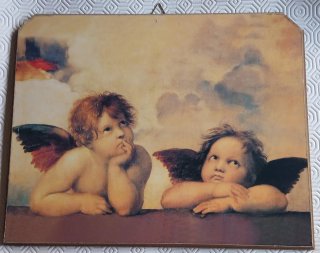 Quadro Angioletti Raffaello Legno