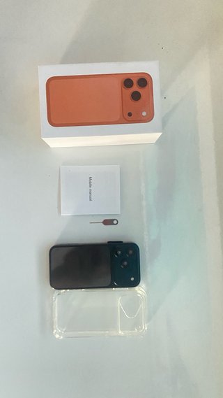 iPhone 17 Pro Max Mini Naranja/Negro