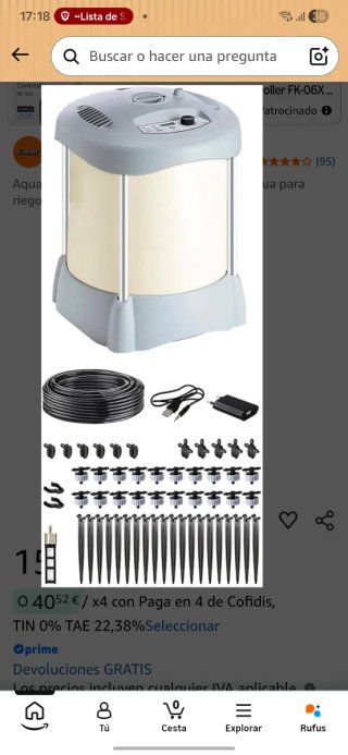 Dispensador de agua autónomo 8062 - Aqualux System