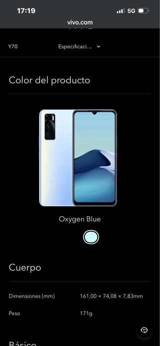 VIVO Y70 per parti, batteria gonfia per mancato utilizzo