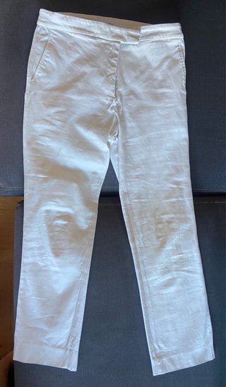 Pantalón Bimba y Lola blanco tobillero