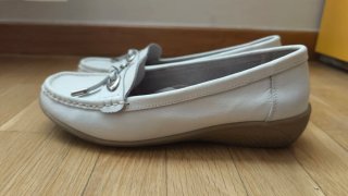 Manoletinas blancas talla 40