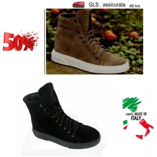 Stivali uomo pelle scamosciata 43 italy sneakers