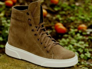 Stivali uomo pelle scamosciata 43 italy sneakers