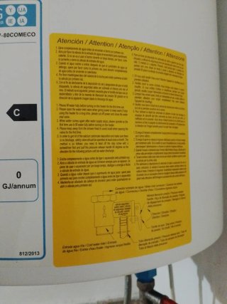 Termo eléctrico Emelson blanco