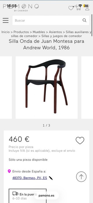 6 sillas Onda Juan Montesa + mesa estilo Acerbis