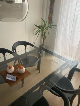 6 sillas Onda Juan Montesa + mesa estilo Acerbis