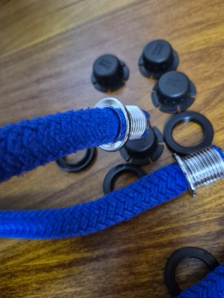 Manici lunghi O bag blu