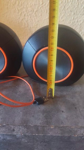 Altavoces JBL Pebbles Negro/Naranja