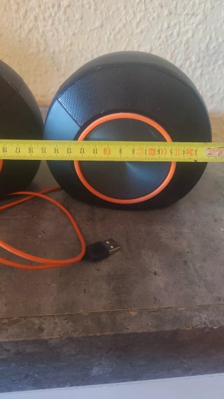 Altavoces JBL Pebbles Negro/Naranja