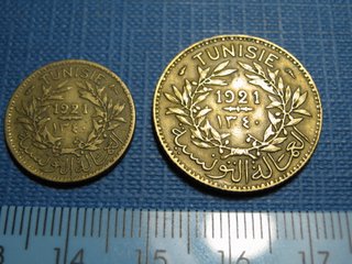Lote 2 Monedas Francesas Antiguas 1921