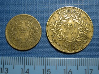 Lote 2 Monedas Francesas Antiguas 1921