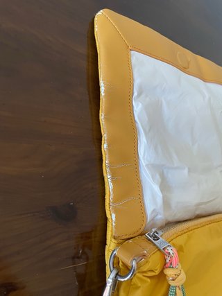 Bolso bandolera acolchado Pedro del Hierro mostaza