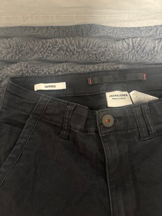 Pantalones cargo Jack & Jones negros