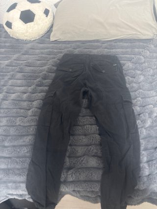 Pantalones cargo Jack & Jones negros