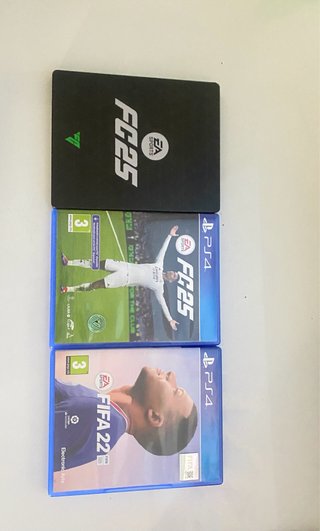 Pack FC 25 y FIFA 22 PS4