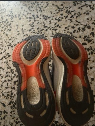 Zapatillas Adidas Running Pureboost Naranja Blanco