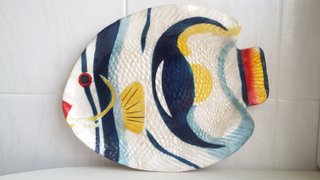 2 piatti Collezione Island Fish Natural Kappa Shell