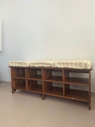 Banco zapatero de madera “El Héroe”