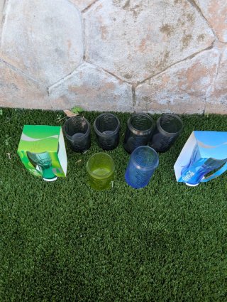 Set di 8 Bicchieri Coca-Cola McDonald's da Collezione