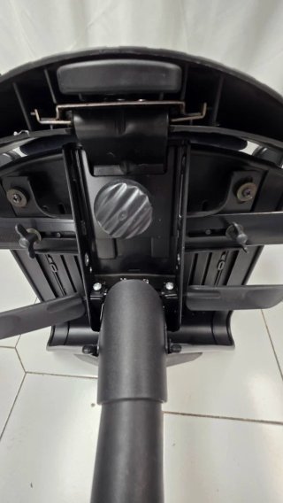 Silla de oficina con diseño a cuadros